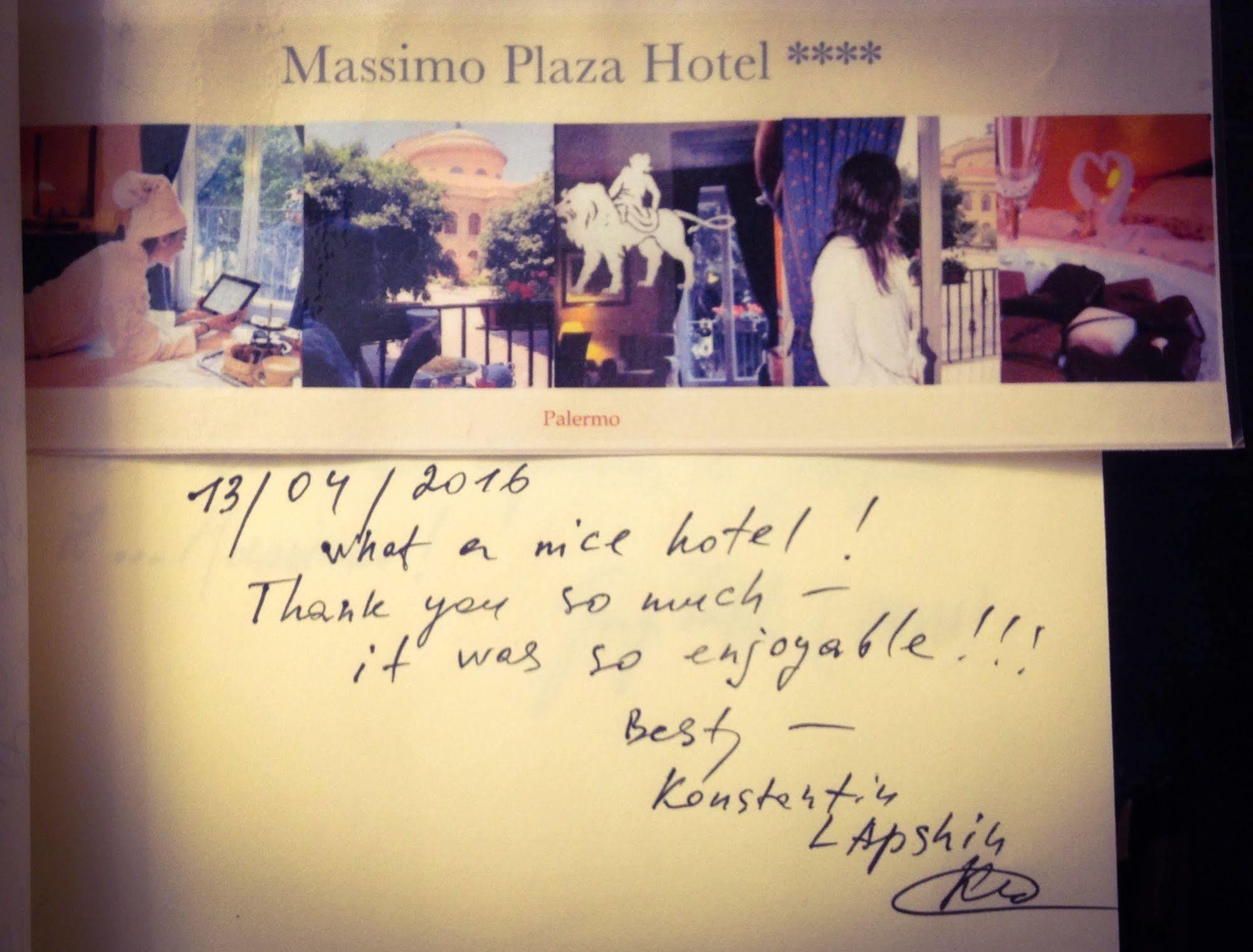 Massimo Plaza Hotel ปาแลร์โม ภายนอก รูปภาพ